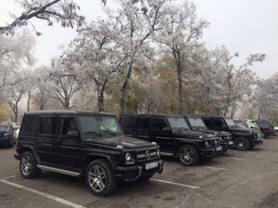 прокат Mercedes Gelandewagen черный в Алматы с водителем